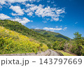 比良山麓を通る国道161号線沿いの側道　滋賀県大津市 143797669