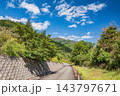 比良山麓を通る国道161号線沿いの側道　滋賀県大津市 143797671