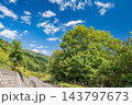 比良山麓を通る国道161号線沿いの側道　滋賀県大津市 143797673