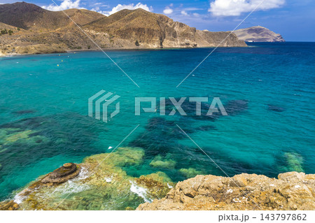 Isleta del Moro, Cabo de Gata-Nijar Natural Park, Spain Isleta del Moro, Cabo de Gata-Nijar Natural Park, Spain 143797862