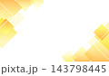 グラデーションと幾何学のシンプルなビジネスフレーム背景 143798445