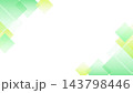 グラデーションと幾何学のシンプルなビジネスフレーム背景 143798446