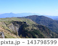 美ヶ原から見る山々の景色 143798599