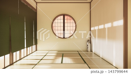 Autumn concept on Japanese room with white wall with maple wood wall design Evokes a sense of warmth, fall background. 3d rendering Autumn concept on Japanese room with white wall with maple wood wall design Evokes a sense of warmth, fall background. 3d rendering 143799644