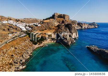 Lindos Acropolis Overlooking Lindos Acropolis Overlooking 143800636