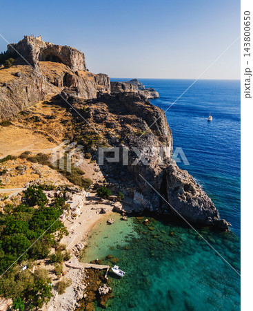 Aerial View Rocky Cove Near Aerial View Rocky Cove Near 143800650