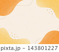 秋の水彩カラーの背景イラスト 143801227