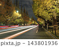 《東京都》イチョウ並木のライトアップ・神宮外苑 143801936