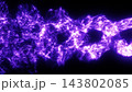紫色の炎が渦巻くエフェクトの背景 143802085