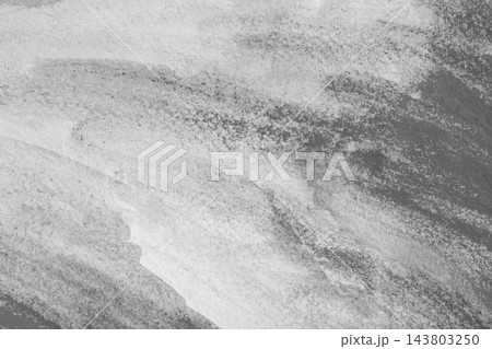 grey watercolor background. hand painted by brush 143803250