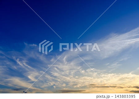 夕空素材 夕空素材 143803395