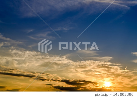夕空素材 143803396