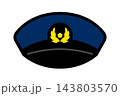 男性警察官の帽子 143803570
