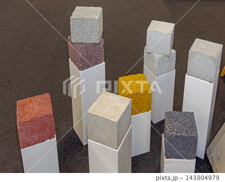 Pervious Concrete Bricks Pervious Concrete Bricks 143804979