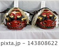 獅子舞の獅子頭 143808622