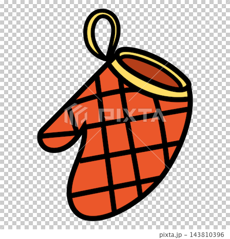 Simple pot holder/mitt (orange) Simple pot holder/mitt (orange) 143810396