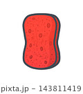 スポンジ（赤） 143811419