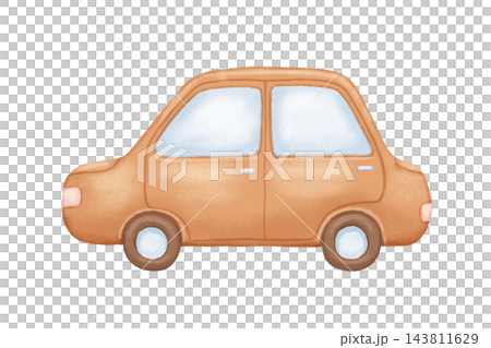 Cute watercolour car for kids. Hand drawn isolated drawing, city transport, cartoonish illustration Cute watercolour car for kids. Hand drawn isolated drawing, city transport, cartoonish illustration 143811629