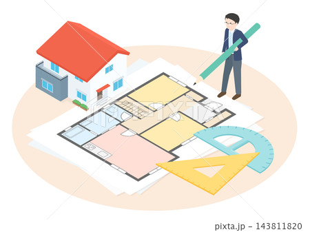 建築士による住宅設計と間取りプランニングのイメージ 143811820
