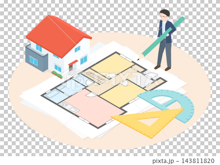 建築士による住宅設計と間取りプランニングのイメージ 143811820