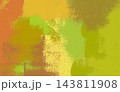 手描きのローラーペイントで描く、秋色グランジアート 143811908