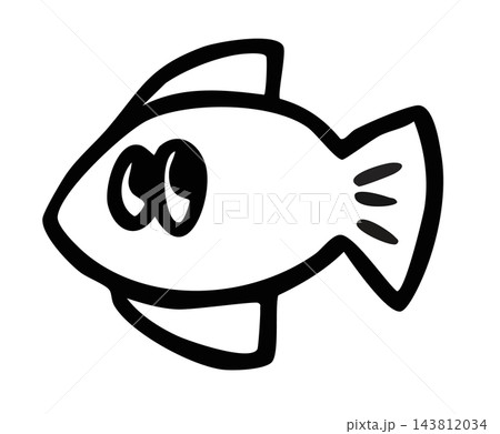 Hand drawn fish outline for kid colouring book, art, painting, sea life, under the sea, aquarium, ocean, animals, zoo, souvenir shop, cartoon character, comic, mascot, plush toy, kid doll, beach vibe Hand drawn fish outline for kid colouring book, art, painting, sea life, under the sea, aquarium, ocean, animals, zoo, souvenir shop, cartoon character, comic, mascot, plush toy, kid doll, beach vibe 143812034