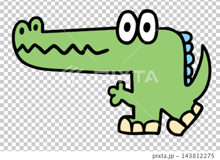 Hand drawn green crocodile for wild animal, stickers, cartoon character, comic, mascot, plush toy, kid doll, cute patch, shirt print, brooch, standee, department store, icon, zoo, souvenir shop, trip Hand drawn green crocodile for wild animal, stickers, cartoon character, comic, mascot, plush toy, kid doll, cute patch, shirt print, brooch, standee, department store, icon, zoo, souvenir shop, trip 143812275