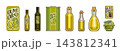 Vector Olive Oil bottles set 143812341