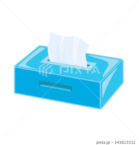 blue tissue box cartoon vector illustration element design 143813312