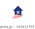 マイホームのイメージイラスト 143813755