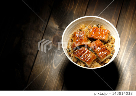 鰻丼の単品撮影 鰻丼の単品撮影 143814038