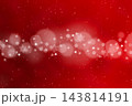 A Christmas red background with bokeh and snowflakes. 143814191