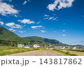 大津市北小松の田園風景　滋賀県 143817862