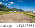 大津市北小松の田園風景　滋賀県 143817863