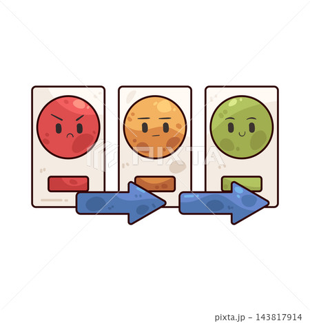 Illustration of Feedback Progress Illustration of Feedback Progress 143817914