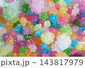 カラフルなお菓子の金平糖 143817979