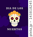 Dia De los Muertos Background, Day of the Dead, traditional Mexico celebration 143818245