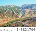 富山県 紅葉の立山連峰 大汝山~真砂岳 10月 富山県 紅葉の立山連峰 大汝山~真砂岳 10月 143821796
