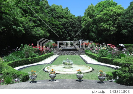 春バラが園内を彩る須磨離宮公園(神戸市須磨区):植物園エリアにある「花の庭園」 春バラが園内を彩る須磨離宮公園(神戸市須磨区):植物園エリアにある「花の庭園」 143821808