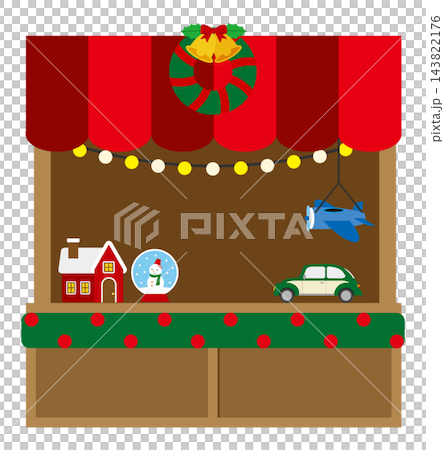 クリスマスマーケットの屋台02 143822176