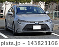駐車場に停めた車 143823166
