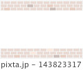 上下に淡いベージュのレンガをあしらった文字入れに便利なメッセージフレーム 143823317