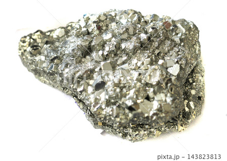pyrite mineral isolated pyrite mineral isolated 143823813