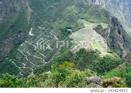 Machu Picchu, a UNESCO World Heritage Site 143824925