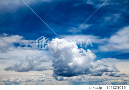 clouds in the blue sky clouds in the blue sky 143825016