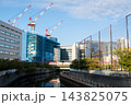 【東海道線】早朝の目黒川を渡るサンライズ瀬戸・出雲 143825075