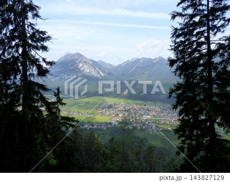 Hiking tour to mountain Hoher Fricken, Bavaria, Germany Hiking tour to mountain Hoher Fricken, Bavaria, Germany 143827129