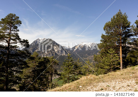 Hiking tour to mountain Hoher Fricken, Bavaria, Germany 143827140