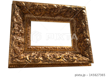 Empty frame for a picture or photo. Isolate with place for text. Frame isolated on white background. Layout template Empty frame for a picture or photo. Isolate with place for text. Frame isolated on white background. Layout template 143827365