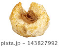 pile crispy pork rinds isolated on white background 143827992